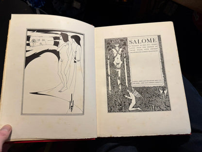 1927 Oscar Wilde : Aubrey Beardsley : Salome : Decorative Gilt Binding