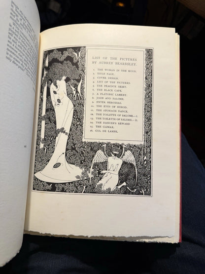1927 Oscar Wilde : Aubrey Beardsley : Salome : Decorative Gilt Binding