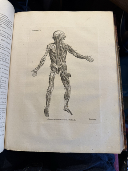 1803 Schola Medicinae; New Universal History and School of Medicine : Rowley