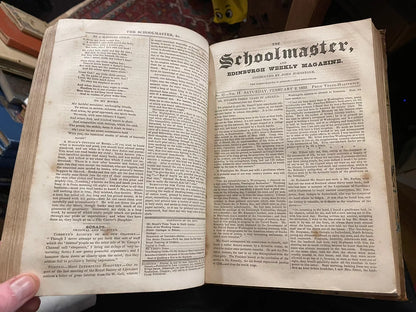 1832 The Schoolmaster and Edinburgh Weekly Magazine (Issues 1 to 43)