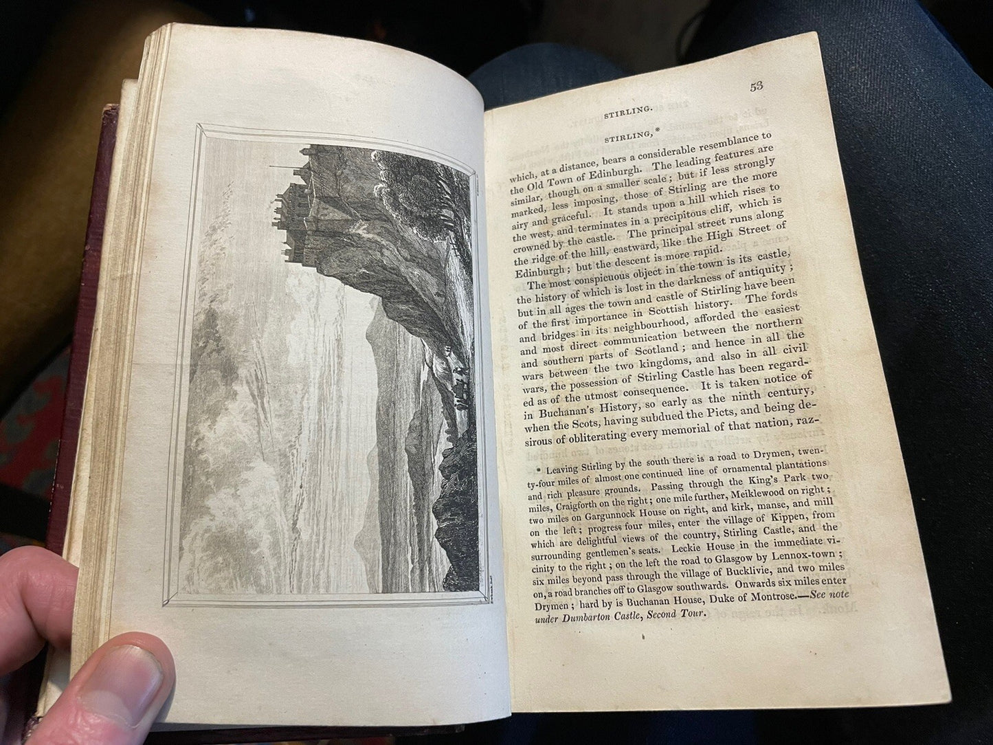 1830 The Scottish Tourist : Folding Maps & Engravings Scenery Scotland Guide
