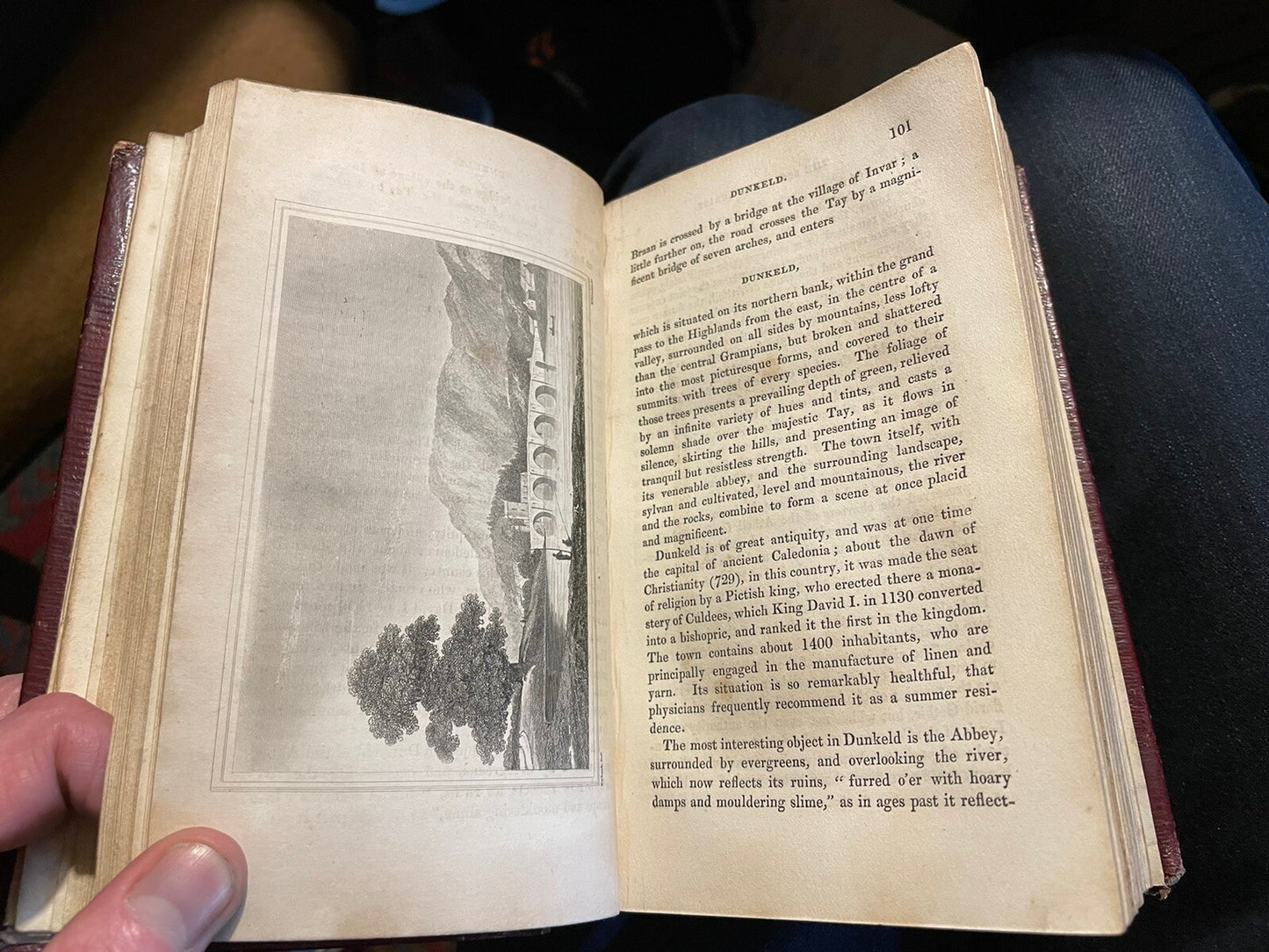 1830 The Scottish Tourist : Folding Maps & Engravings Scenery Scotland Guide