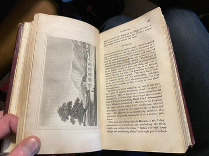 1830 The Scottish Tourist : Folding Maps & Engravings Scenery Scotland Guide