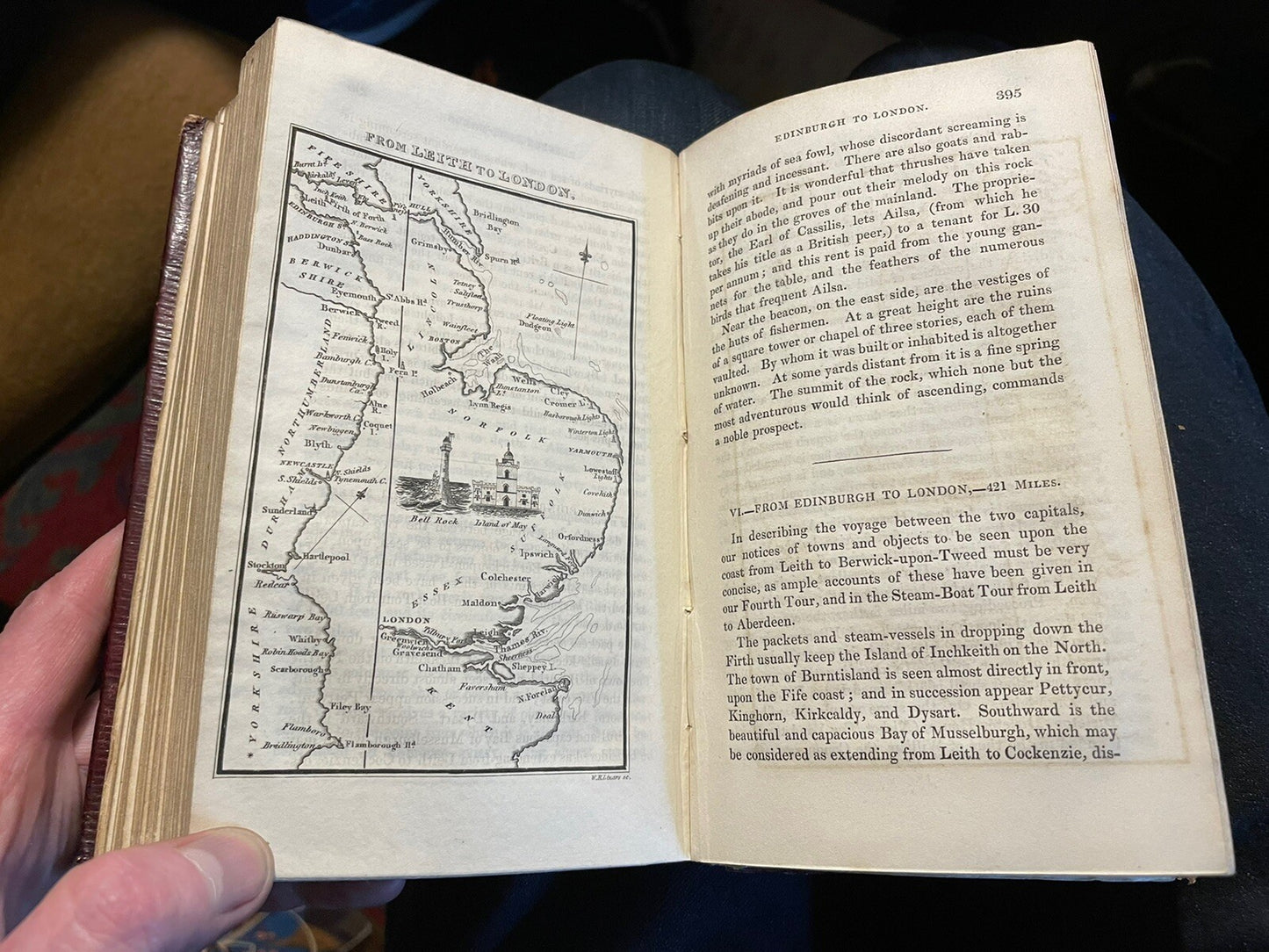 1830 The Scottish Tourist : Folding Maps & Engravings Scenery Scotland Guide