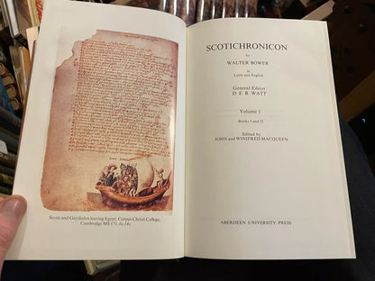 Scotichronicon : Walter Bower (9 Volumes) Medieval Chronicles Scottish History