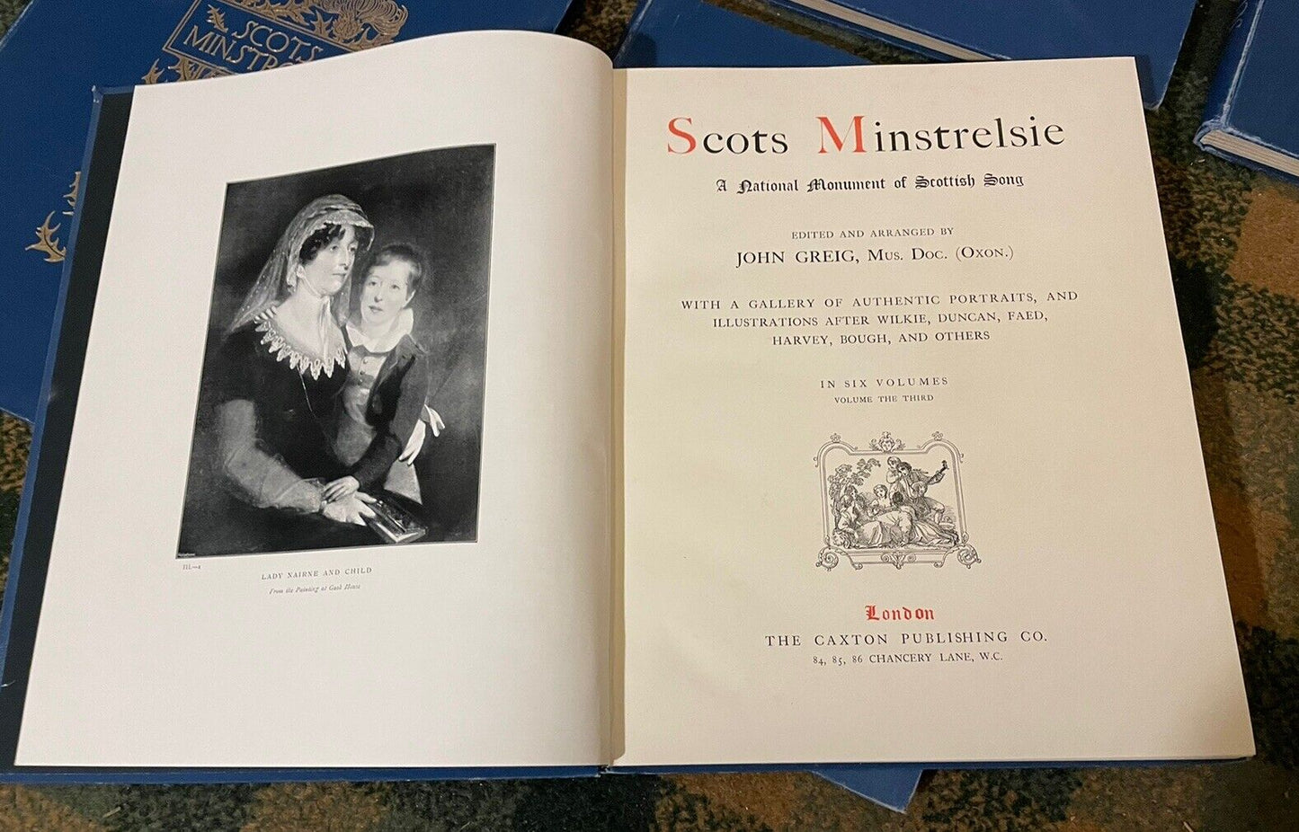 Scots Minstrelsie (6 Vols) Scottish Song Traditional Music Scotland John Grieg