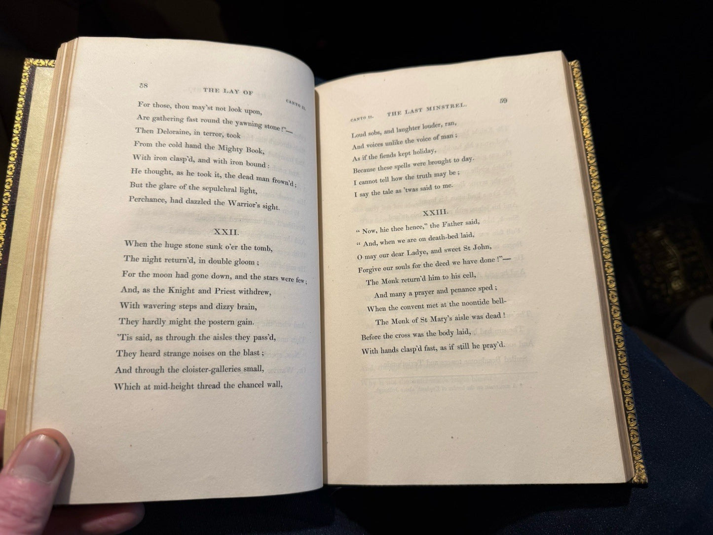 1823 Sir Walter Scott : Lay of the Last Minstrel : A Poem : Fine Leather Binding