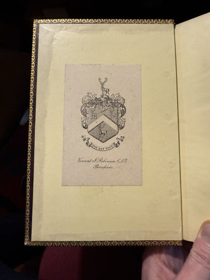 1823 Sir Walter Scott : Lay of the Last Minstrel : A Poem : Fine Leather Binding