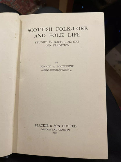 Scottish Folk-Lore and Folk Life : Giants Demons Witches Fairies Beowulf