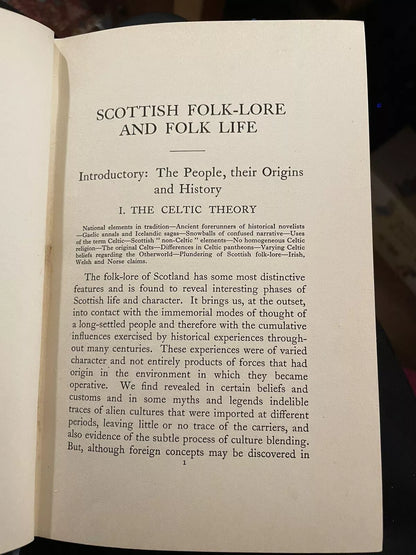 Scottish Folk-Lore and Folk Life : Giants Demons Witches Fairies Beowulf