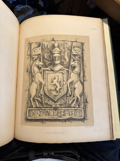 1851 Antiquities of Leith : Sculptured Stones of Leith : Edinburgh : Robertson