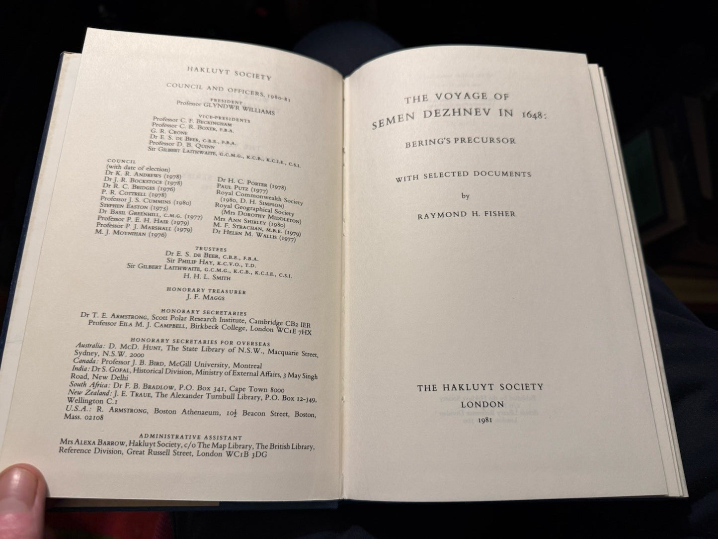 The Voyage of Semen Dezhnev in 1648: Hakluyt Society 1981