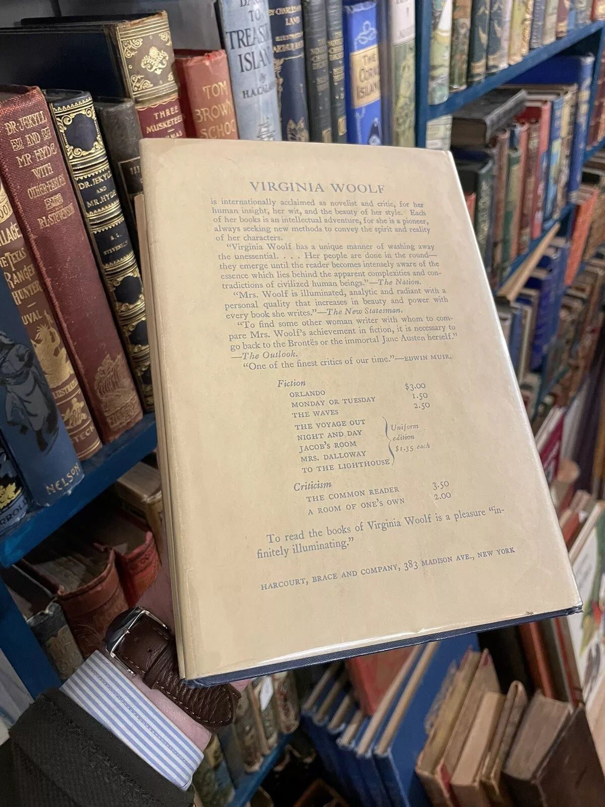 Virginia Woolf : The Second Common Reader : 1st/1st US Ed 1932 : A Fine Copy