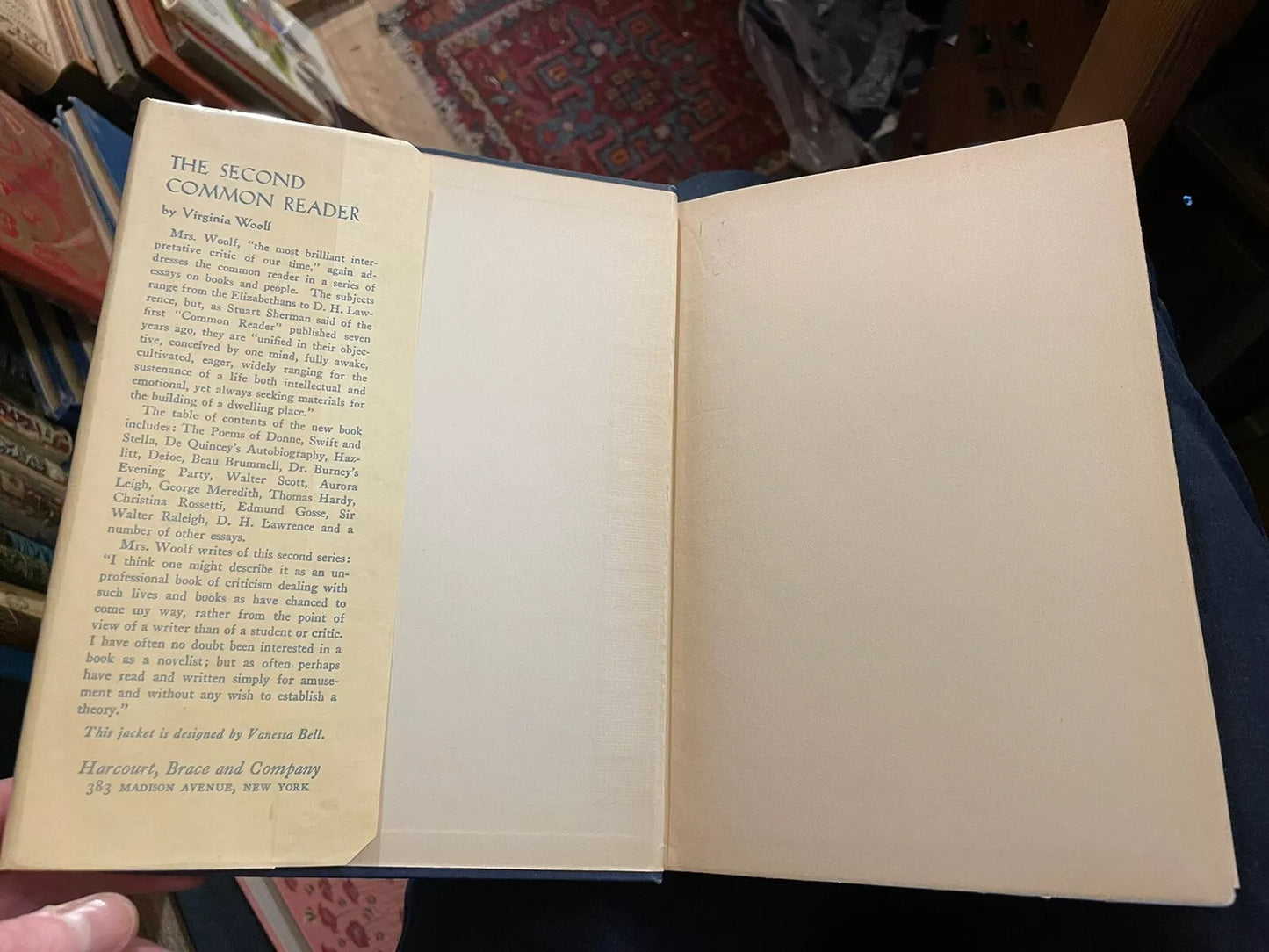 Virginia Woolf : The Second Common Reader : 1st/1st US Ed 1932 : A Fine Copy