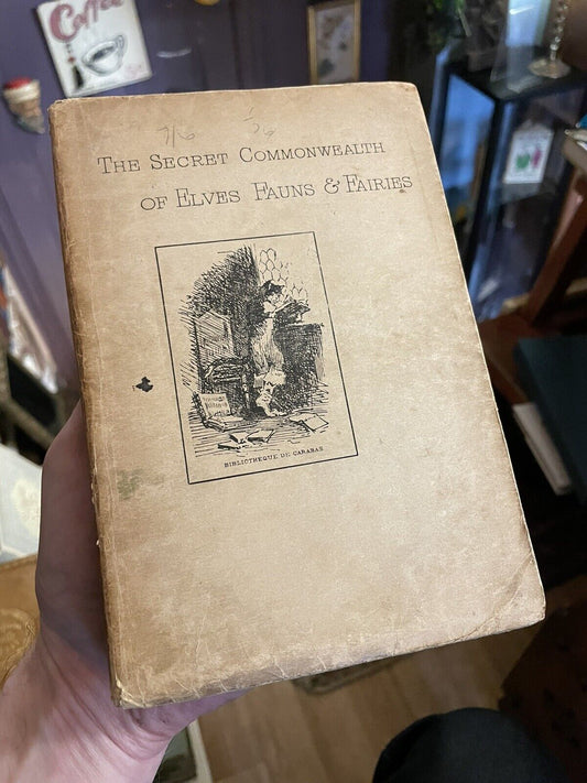 1893 Secret Commonwealth of Elves Fauns & Fairies : Robert Kirk / Andrew Lang