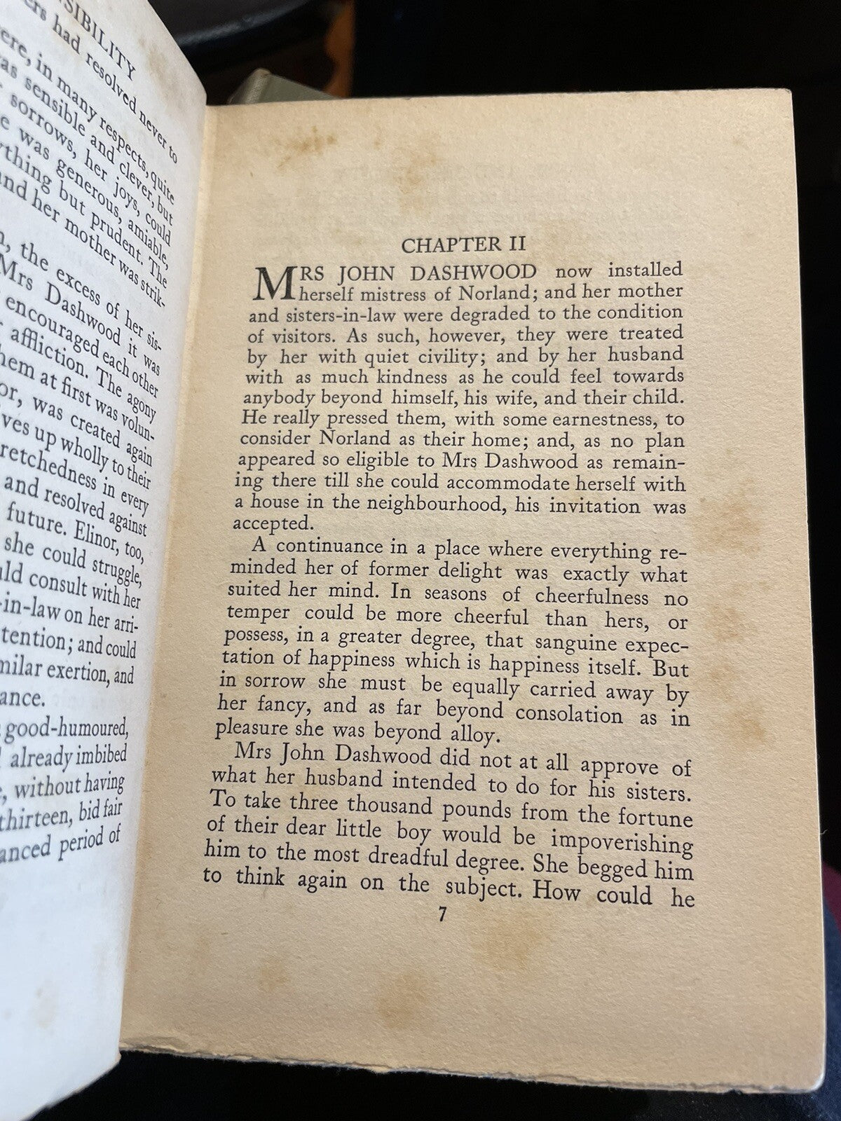 1908 Jane Austen : Sense and Sensibility (2 Volumes) Illus by A Wallis Mills