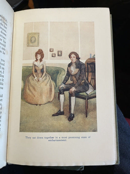 1908 Jane Austen : Sense and Sensibility (2 Volumes) Illus by A Wallis Mills