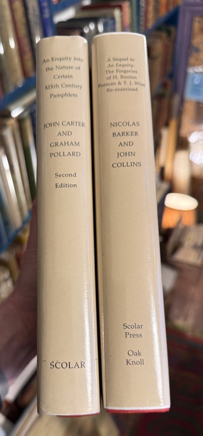 An Enquiry into the Nature of Certain Nineteenth Century Pamphlets + Sequel