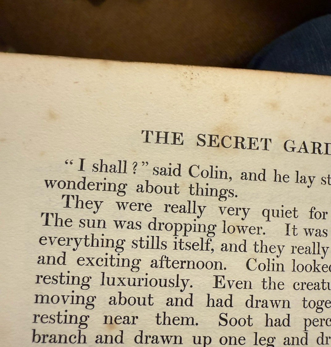 1911 The Secret Garden : Frances Hodgson Burnett : Charles Robinson 1st/1st