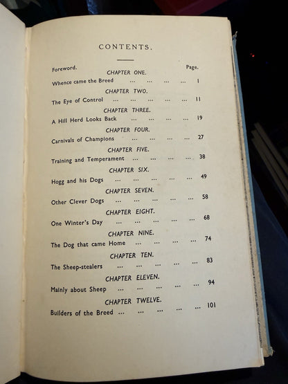 Sheep Dogs and their Masters : J Herries McCulloch : Genealogical Chart 1940