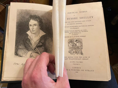 1892 The Poetical Works of Percy Bysshe Shelley (2 Vols) H. Buxton Forman