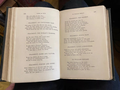 1892 The Poetical Works of Percy Bysshe Shelley (2 Vols) H. Buxton Forman