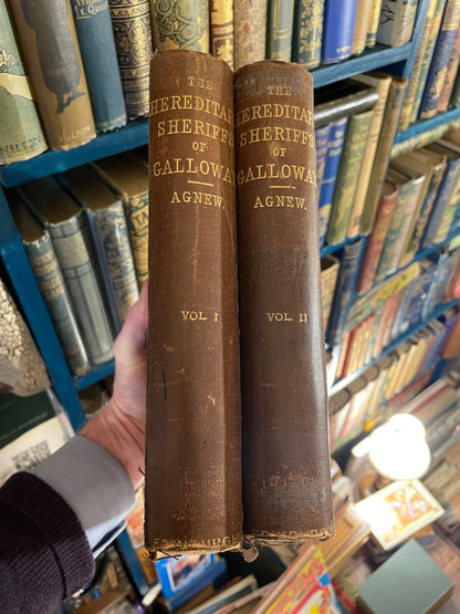 1893 The Hereditary Sheriffs of Galloway : Legends : Baronage & Place-Names