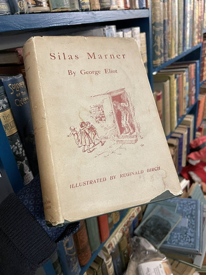 1899 Silas Marner by George Elliot : Art Nouveau Binding in Scarce Jacket