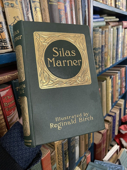 1899 Silas Marner by George Elliot : Art Nouveau Binding in Scarce Jacket