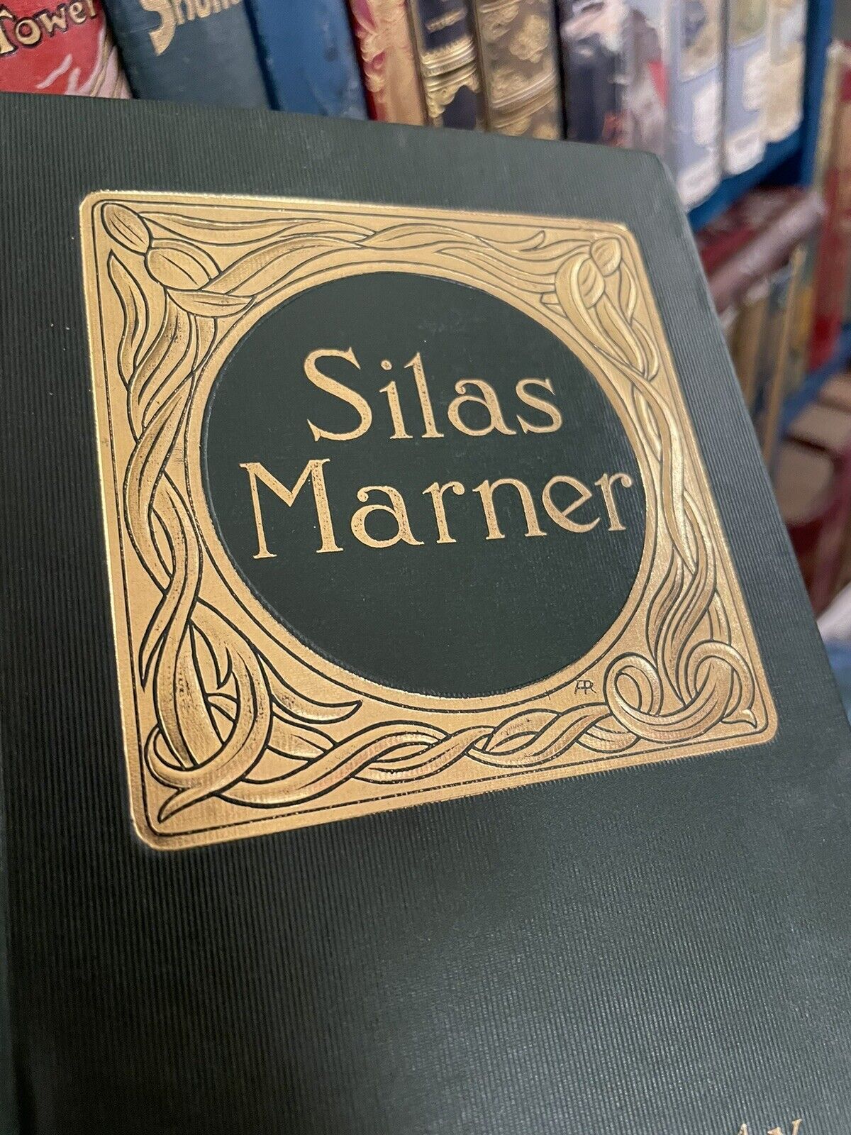 1899 Silas Marner by George Elliot : Art Nouveau Binding in Scarce Jacket