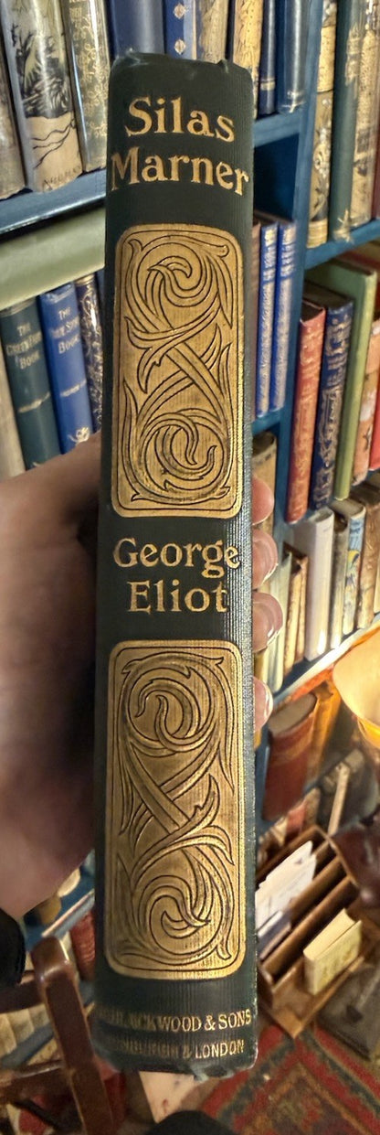 1899 Silas Marner by George Elliot : Art Nouveau Binding in Scarce Jacket