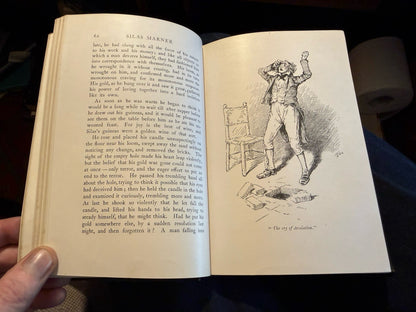1899 Silas Marner by George Elliot : Art Nouveau Binding in Scarce Jacket