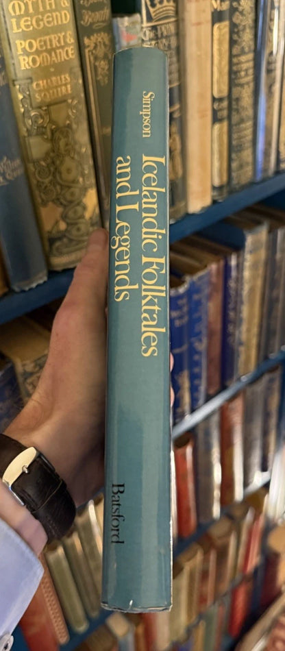 Icelandic Folktales and Legends : Jacqueline Simpson ; 1972 , 1st Edition in DJ