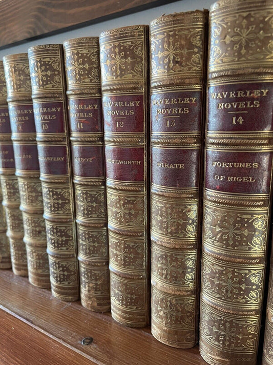 1871 Sir Walter Scott : Waverley Novels (25 Vols) Centenary Edition : Smart Set