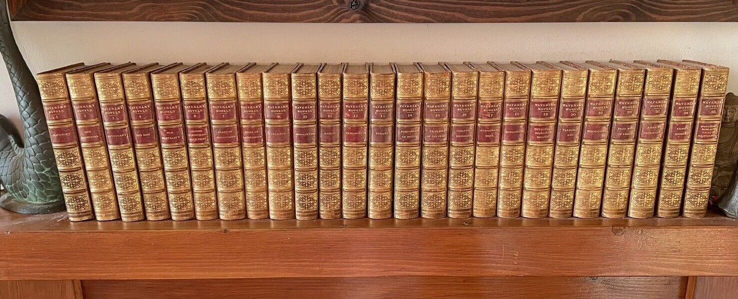 1871 Sir Walter Scott : Waverley Novels (25 Vols) Centenary Edition : Smart Set