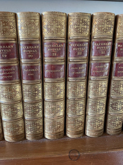 1871 Sir Walter Scott : Waverley Novels (25 Vols) Centenary Edition : Smart Set