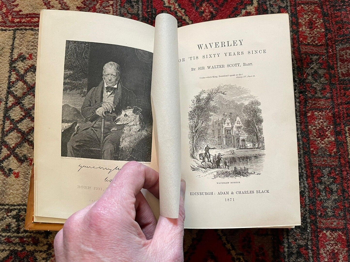1871 Sir Walter Scott : Waverley Novels (25 Vols) Centenary Edition : Smart Set