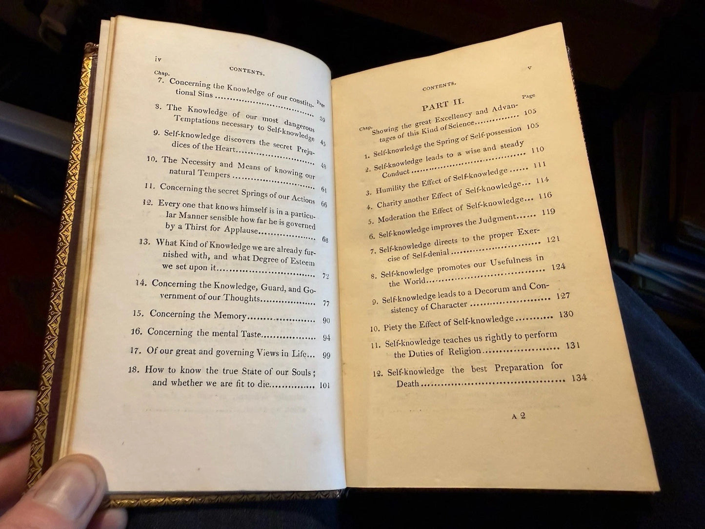 1824 Self-Knowledge, A Treatise : John Mason : Unsigned Fine Binding