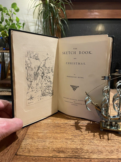 Washington Irving : The Sketch Book and Christmas : Illustrated 1893