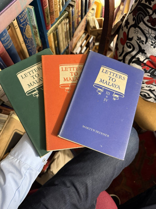 Martyn Skinner : Letters to Malaya (SIGNED) 3 Volumes : Poetry