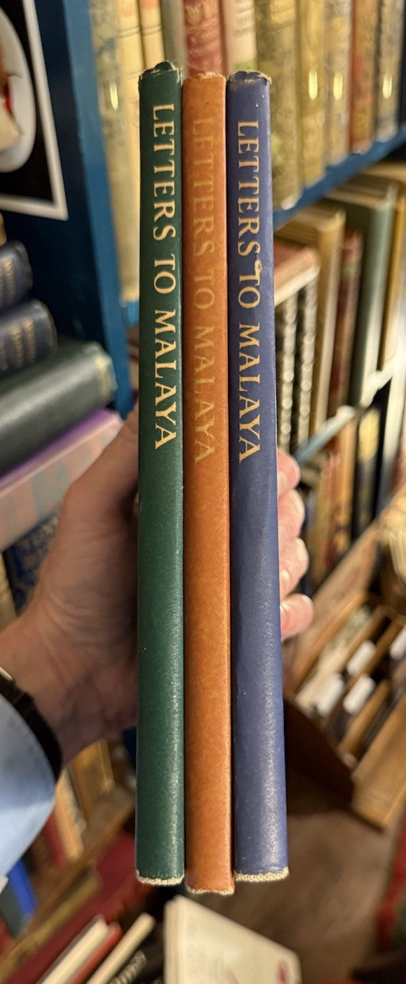 Martyn Skinner : Letters to Malaya (SIGNED) 3 Volumes : Poetry
