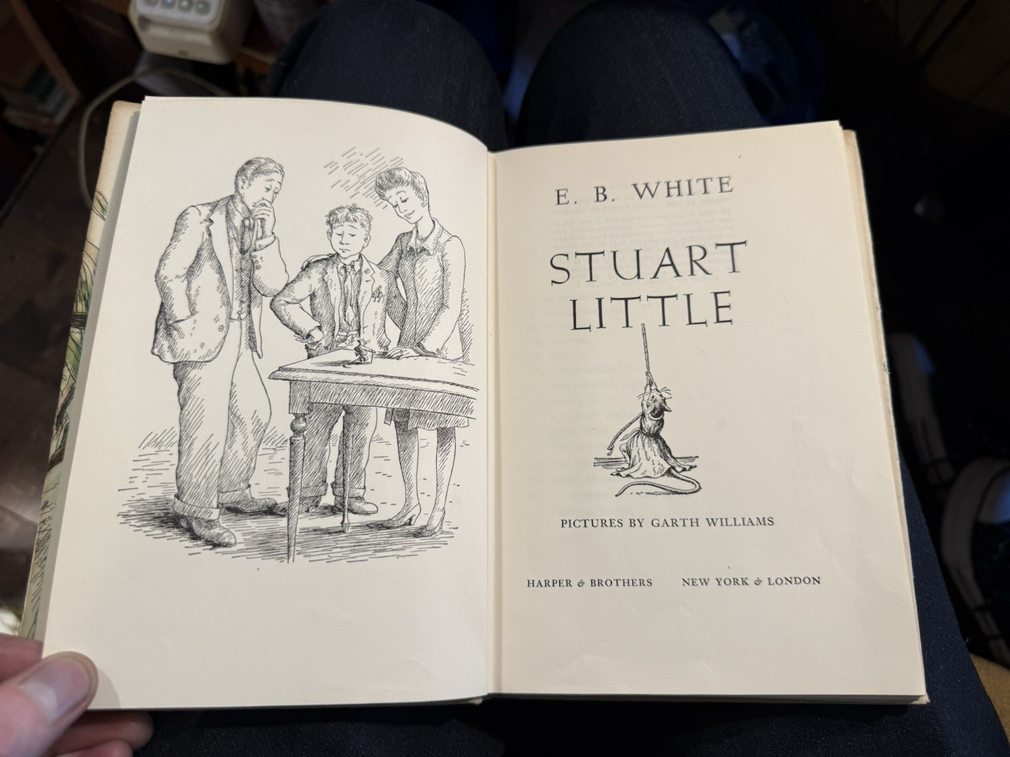 Stuart Little : E.B. White : 1945 Hardback Book : Children's Classic