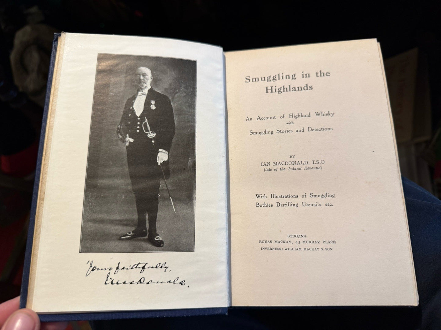 Smuggling in the highlands : Account of Highland Whisky Smuggling Stories 1914