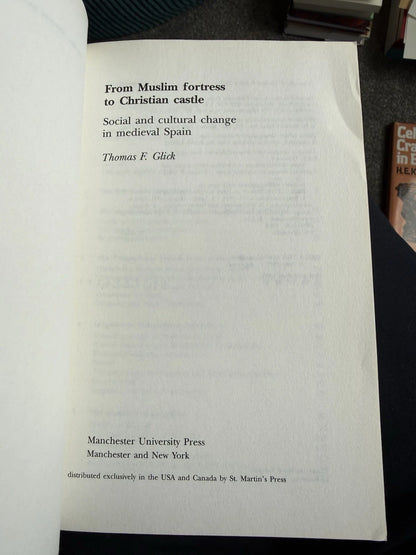 1995 From Muslim Fortress to Christian Castle: Social and Cultural Change : VGC