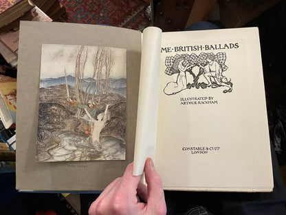 Arthur Rackham, Some British Ballads, 1919 1st/1st 16 Tipped-In Coloured Plates