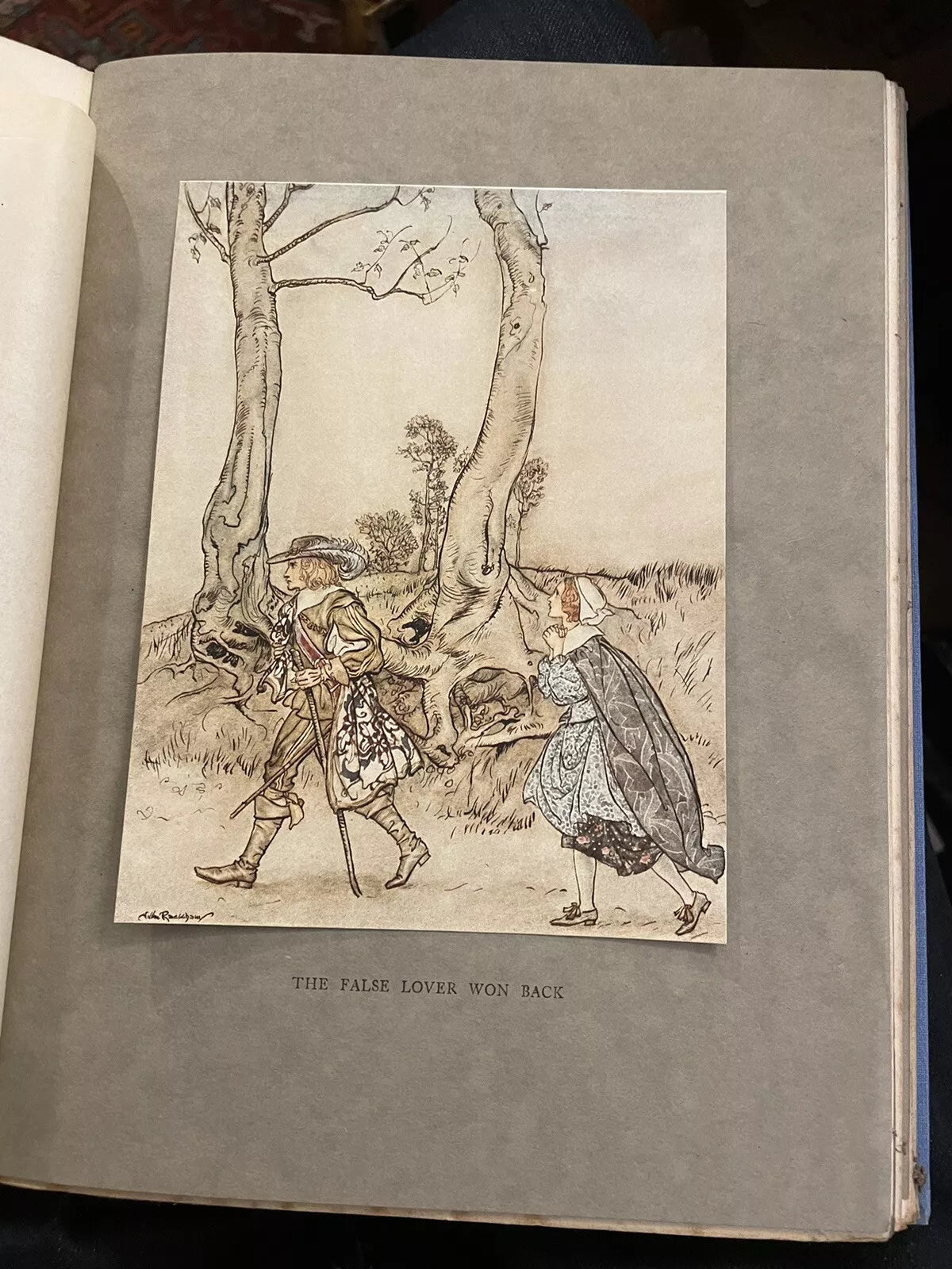 Arthur Rackham, Some British Ballads, 1919 1st/1st 16 Tipped-In Coloured Plates