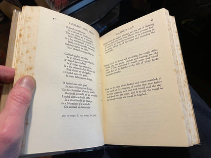 1934 Gaelic Songs of Mary Macleod : Poetess of Harris & Skye : Dust Jacket