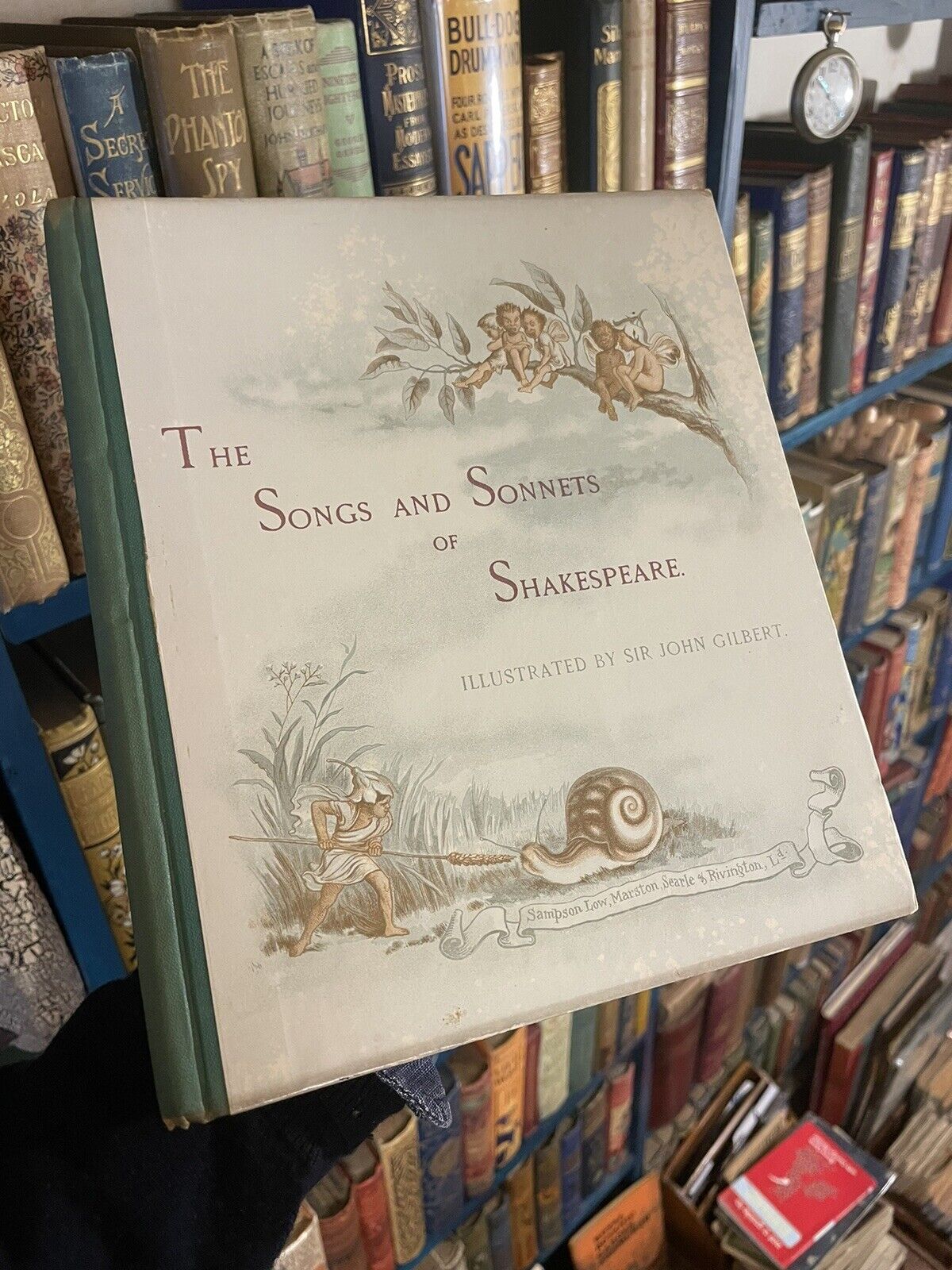 Songs and Sonnets of Shakespeare (In a 139 year old Dust Jacket) John Gilbert