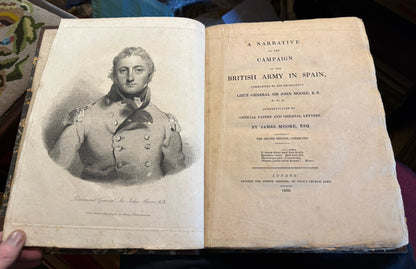 1809 Campaign of the British Army in Spain : J Moore : Peninsular War : Maps