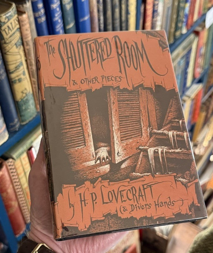 H P Lovecraft : The Shuttered Room : Arkham House 1959 : Signed by Robert Bloch